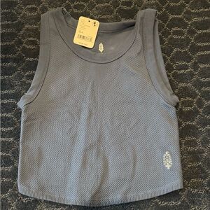 FP Movement Blue Ribbed Tank